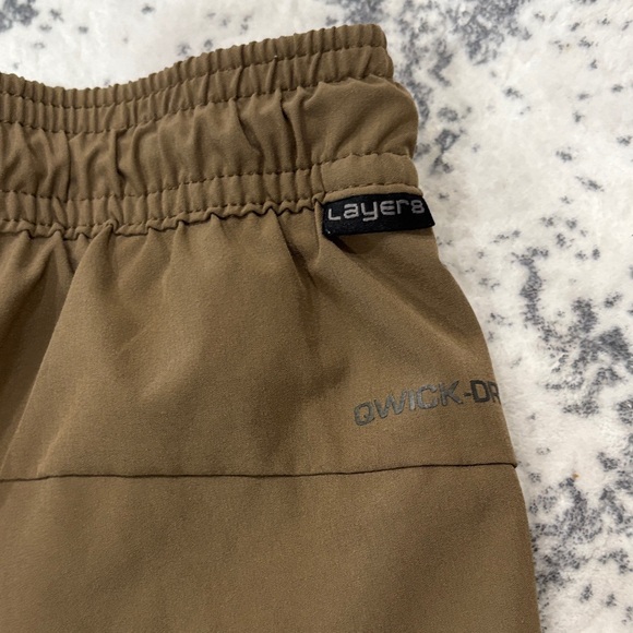 Men's Layer 8 Navy and Tan Shorts - Picture 6 of 8